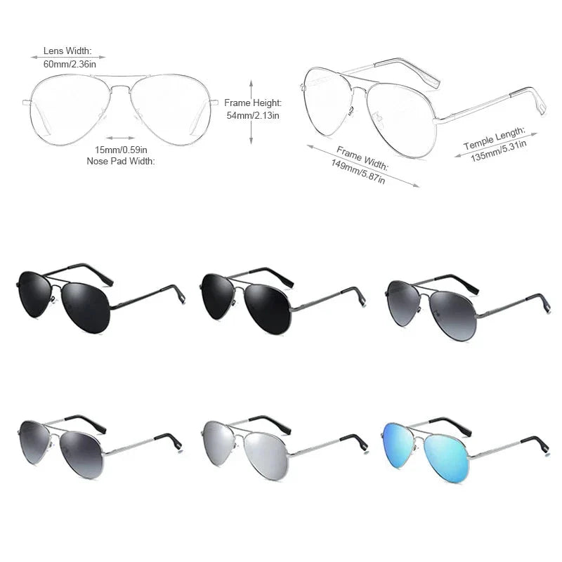 Óculos Camalium® Aviator